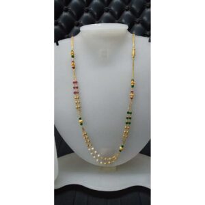 22 Ct Trendy Gold Fancy Mala