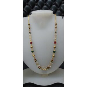 916 Colored Stone Chain Mala
