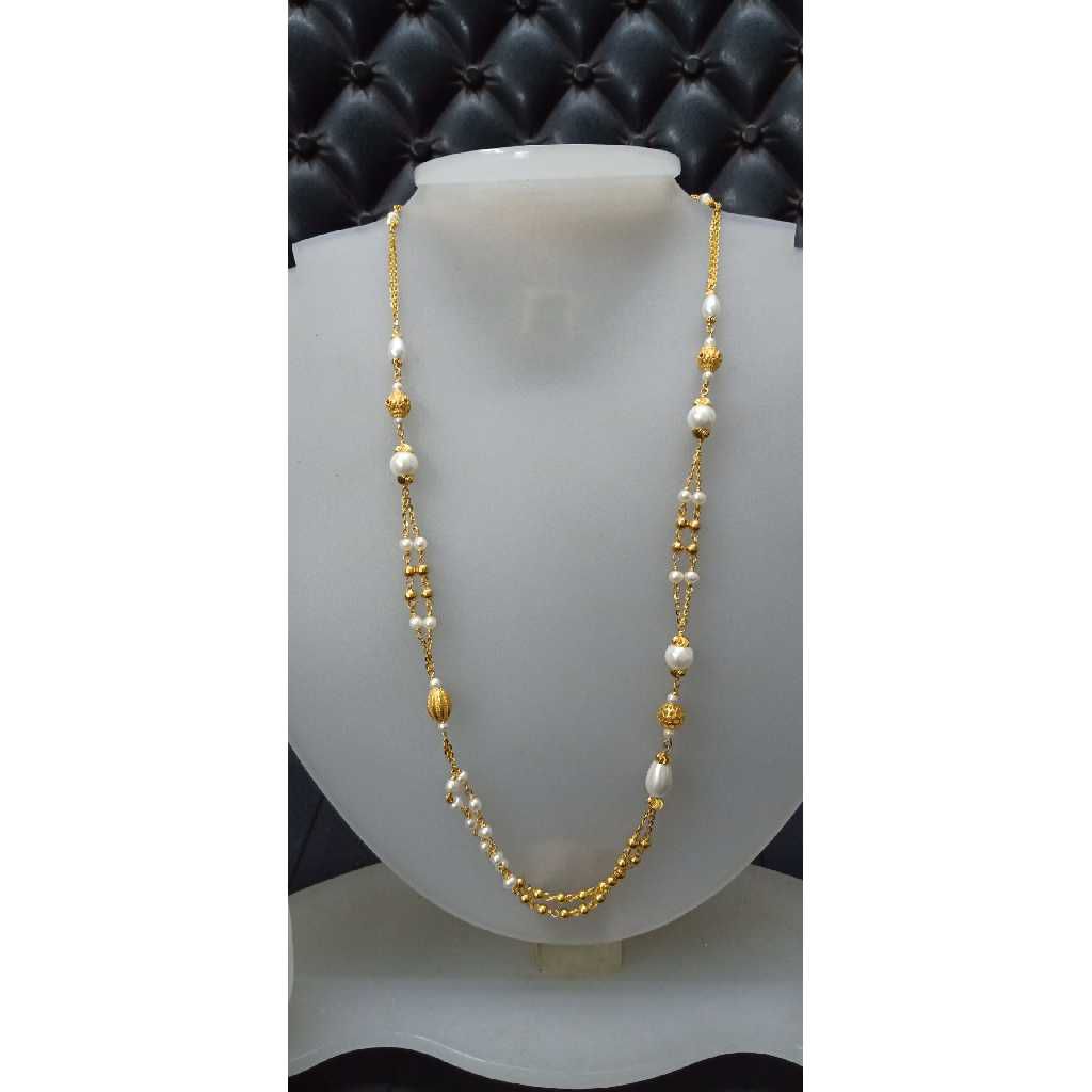 22 ct awesome fancy gold mala
