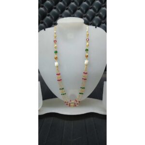 916 Gold Fancy Colorful Bridal Mala