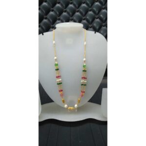 916 Gold Fancy Colorful Moti Mala