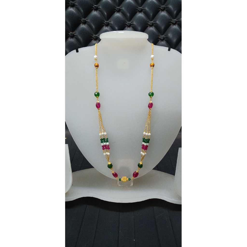 22KT Gold Fancy Colorful Mala