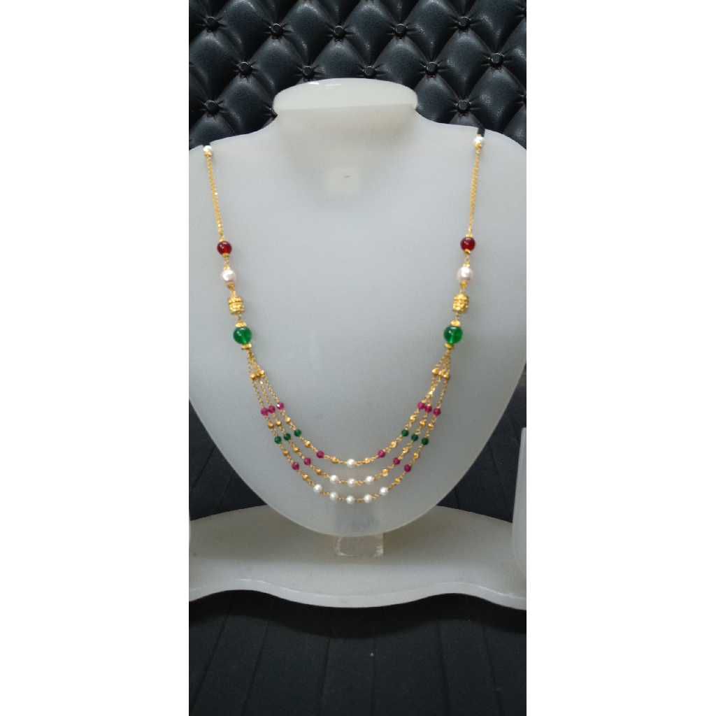 22KT Gold Colorful Fancy Mala