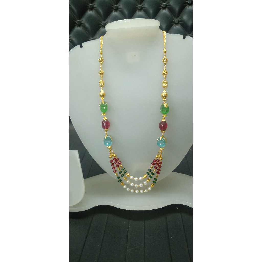 22KT Gold Designer Chain Mala
