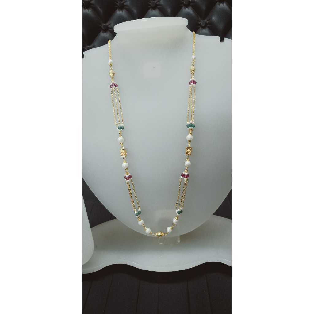 22KT Colourful Gold Fancy Mala