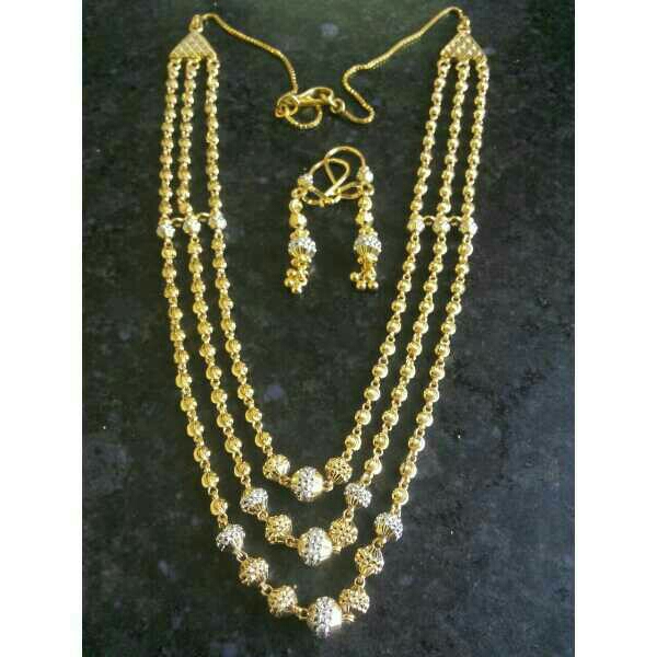 22KT Gold Vertical Mala