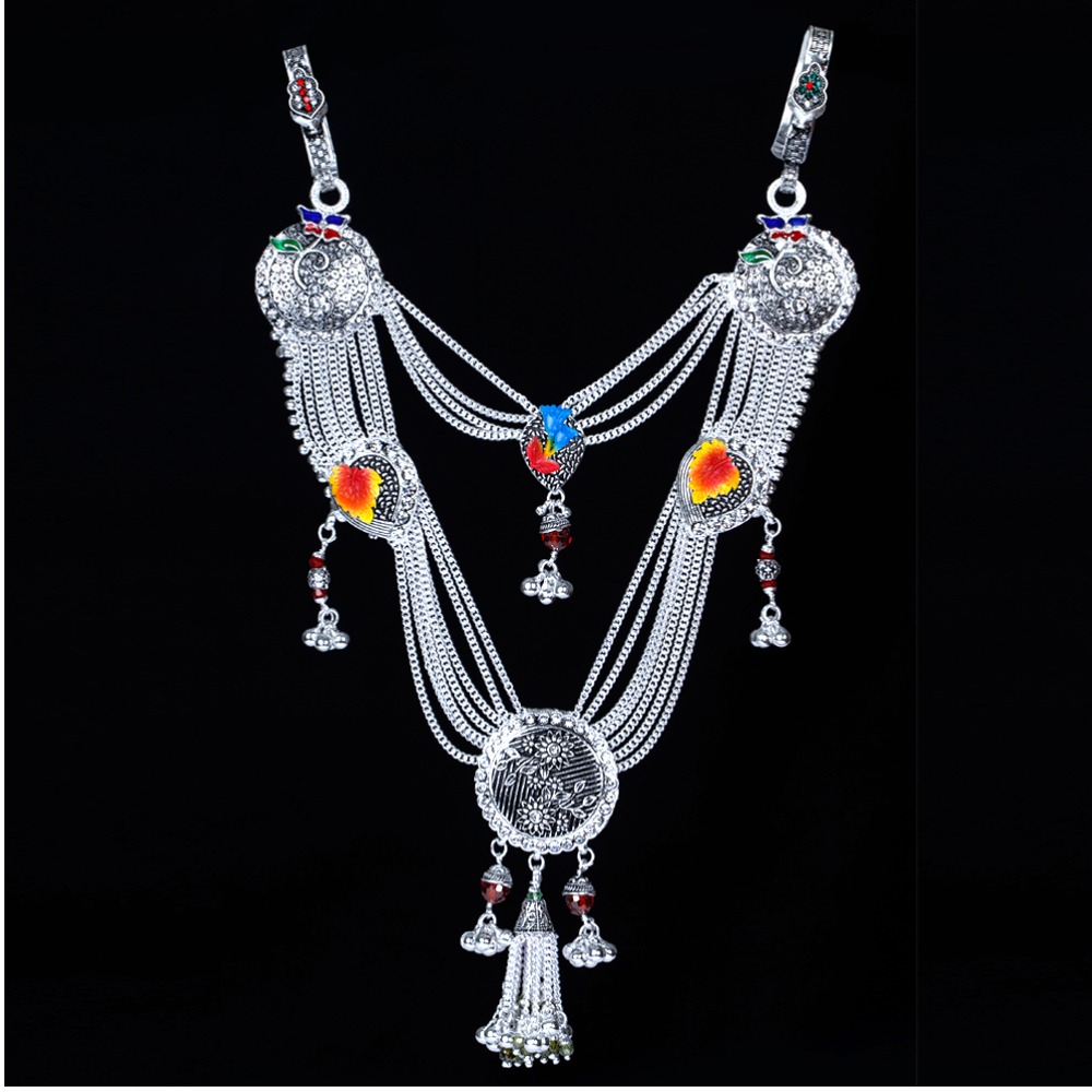 Silver Attractive 2 Layer Kandora