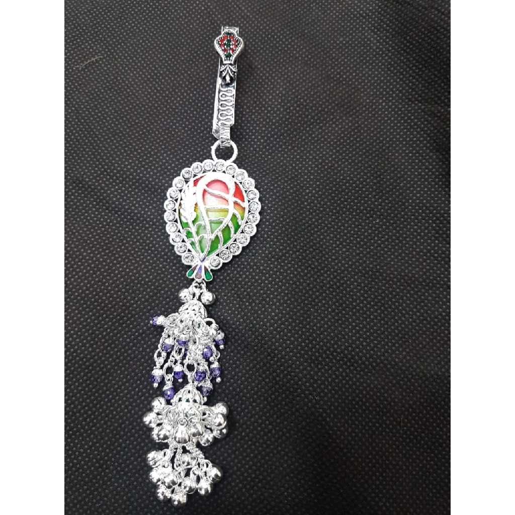 Silver Long Ghughari Style Juda