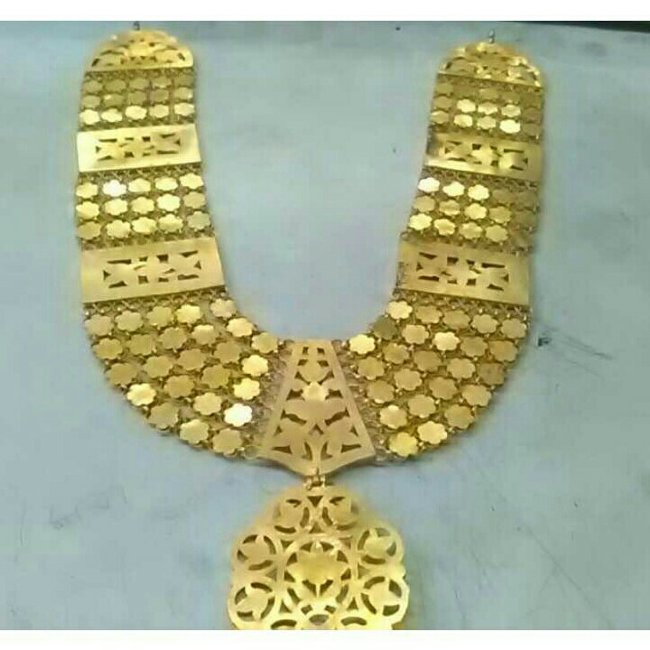 22KT Gold Rajwadi Necklace