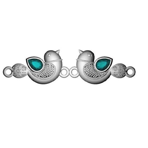 Antique Style Silver  Payal Hook