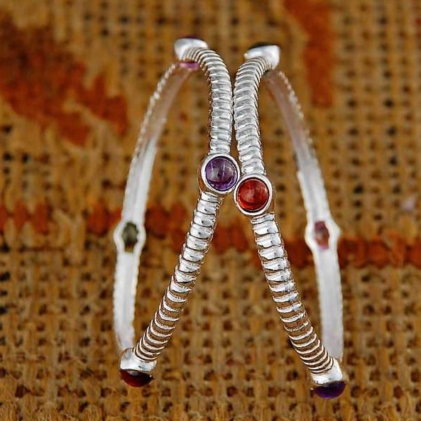 Silver Kids Indian Fancy Kadli White