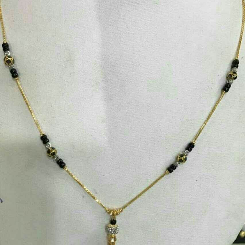 18KT Fancy Mangalsutra Dokiya