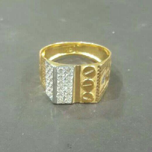 22KT Gold Gents Indian Ring