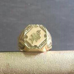 22KT Gold Indian Gents Fancy Ring