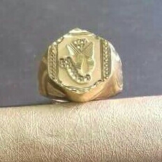 22KT Gold Indian Gents Fancy Ring