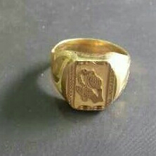 22KT Gold Indian Gents Fancy Ring