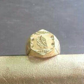 22KT Gold Indian Gents Fancy Ring