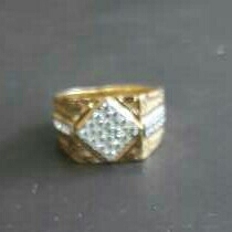 22KT Gold Designer Gents Ring