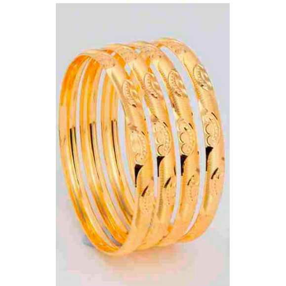22kt 916  Machine Cut Attractive Bangles