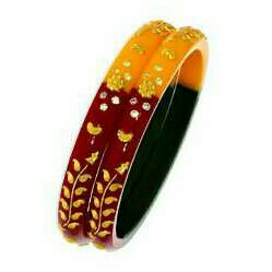 Gold Ladies Fancy Bangles