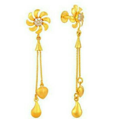 22KT Gold Ladies Designer Butti