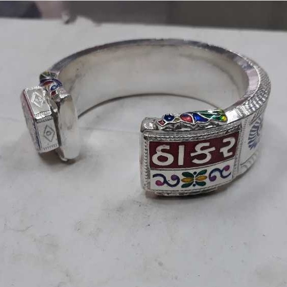 Indian Bharvadi Gents Silver Kada
