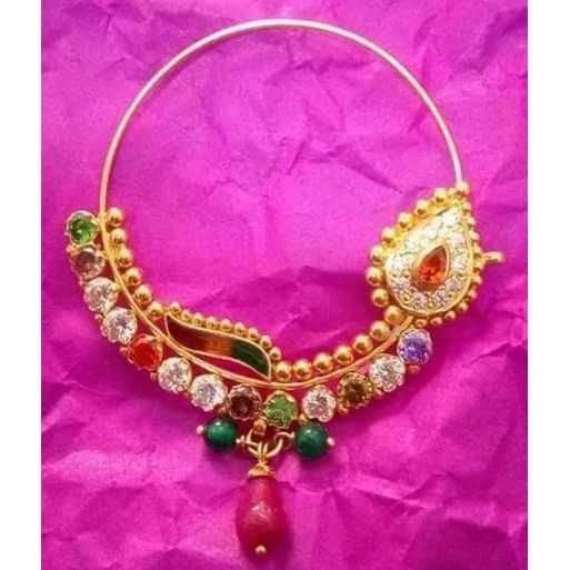 22K / 916 Gold Indian Nose Pin (Nath)