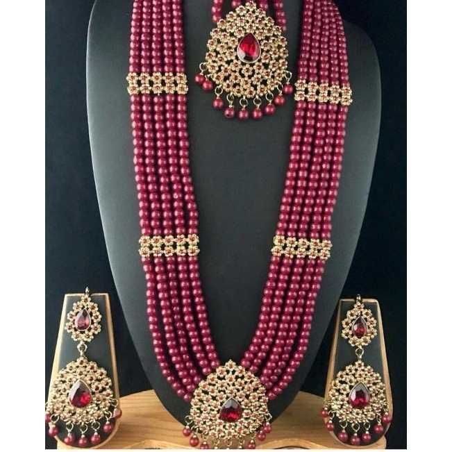 22KT Gold Indian Special Stunning Necklace Set