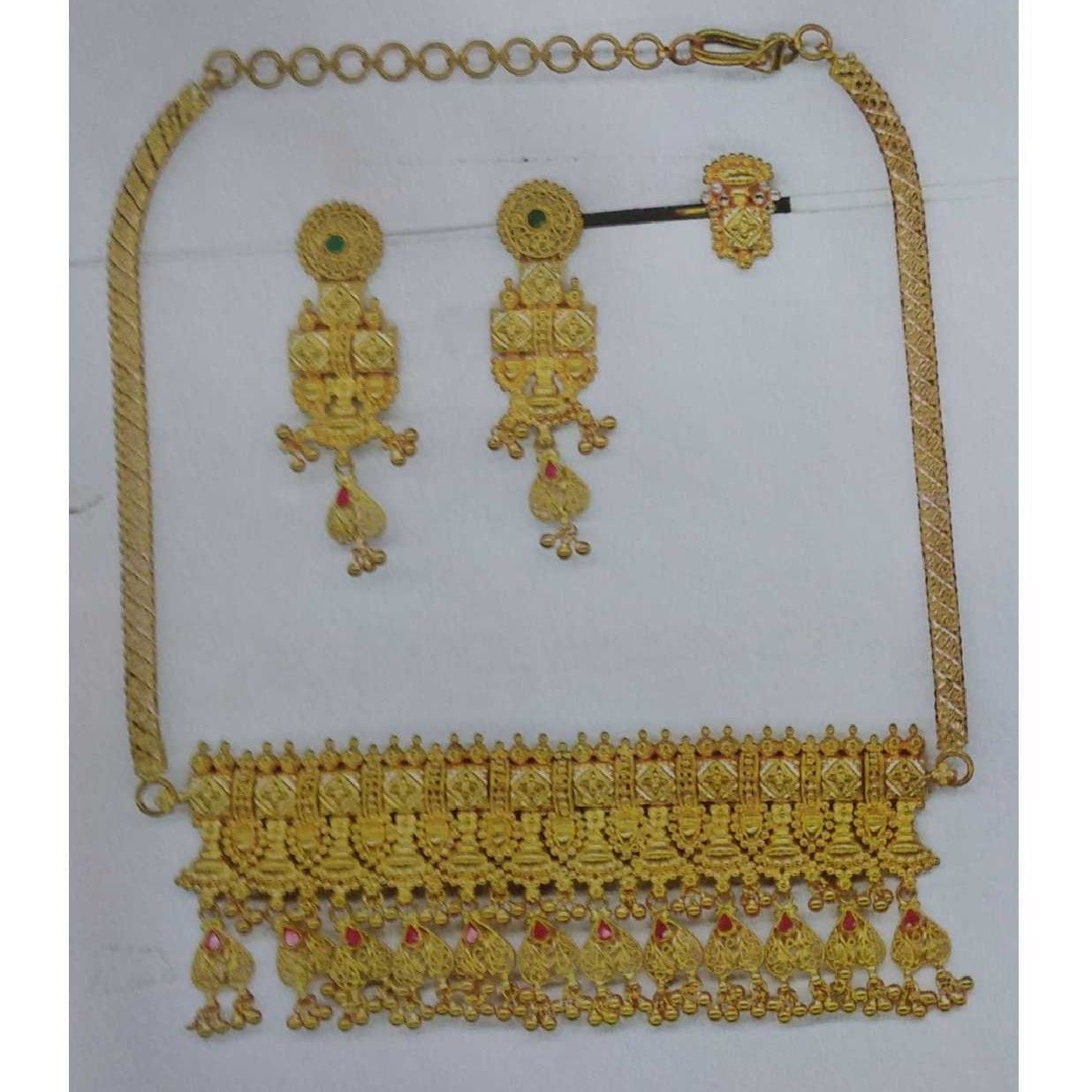 22K / 916 Gold Indian Attractive Necklace Set