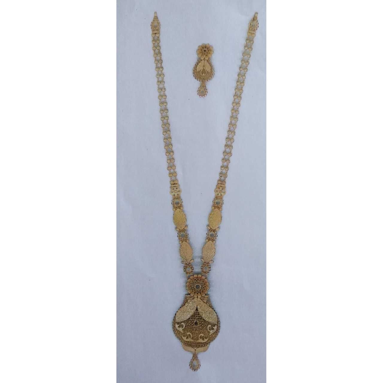 22K / 916 Gold Vertical Necklace Set