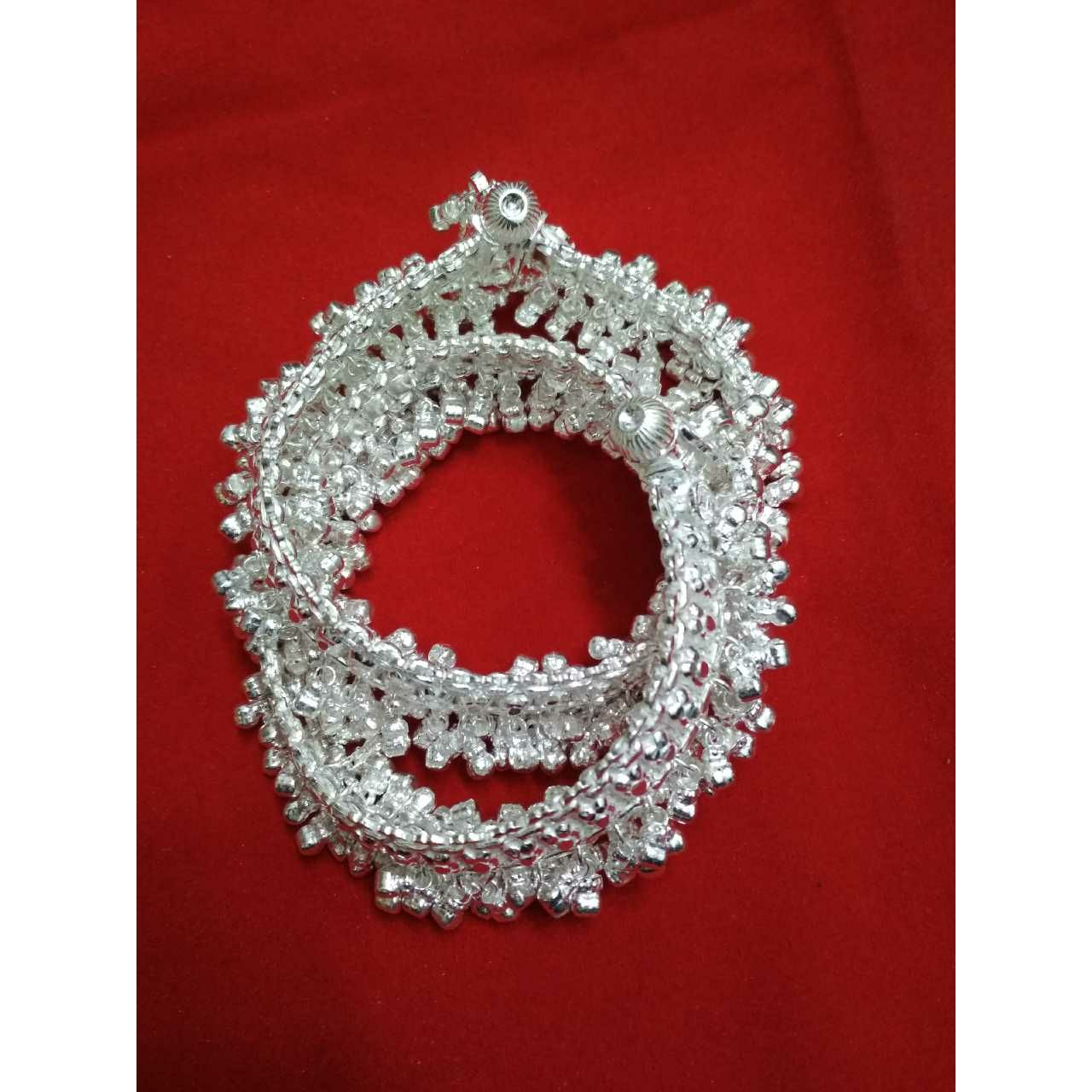 50 Silver Aathdo Payal