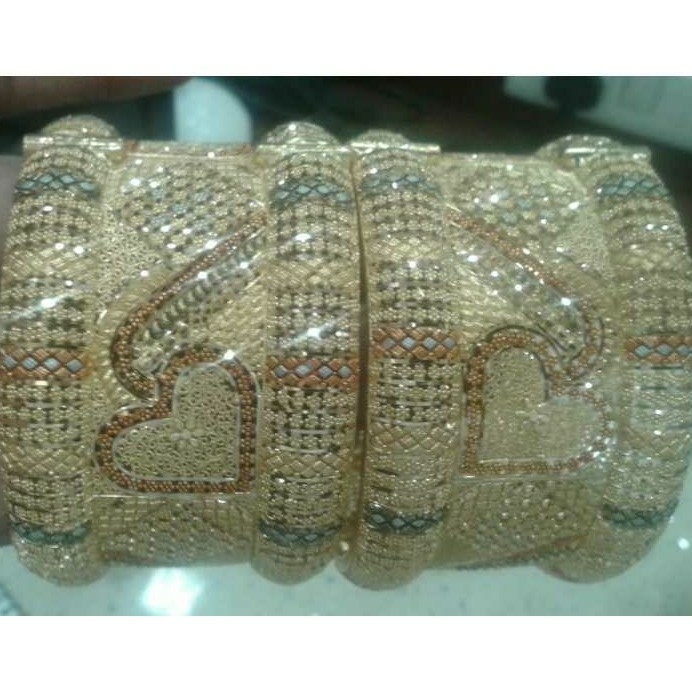 22KT Gold Ladies Indian Fancy Calcutti Kada