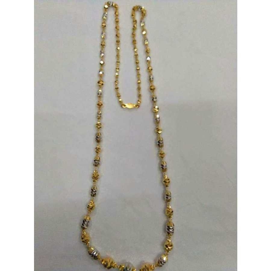 18K Gold ladies Indian Fancy Mala Yellow