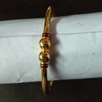 18K Gold Ladies Indian Bangles Yellow
