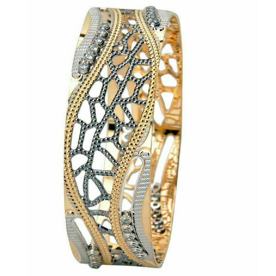 22K/916 Gold CNC Bangle