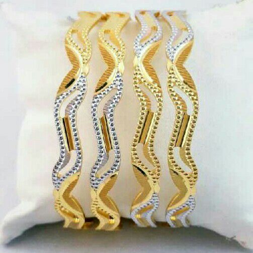 22K / 916 Gold CNC Modern Designer Bangle