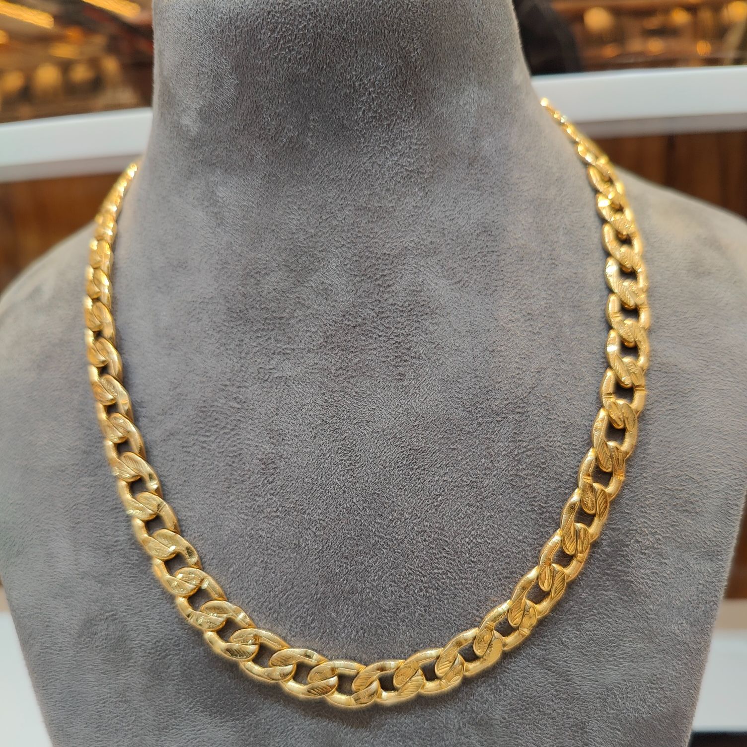 916 Gold Chain For Gents