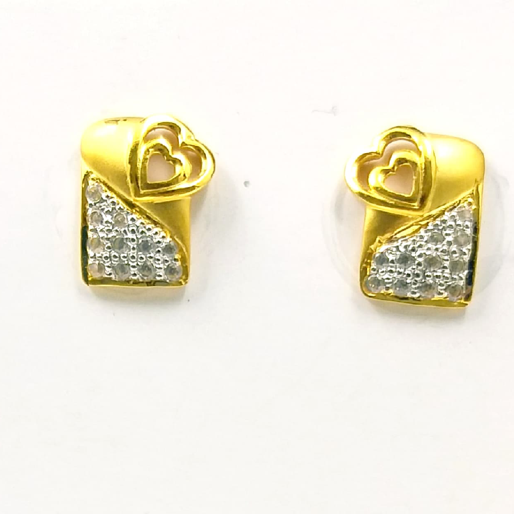 Gold Heart Earring