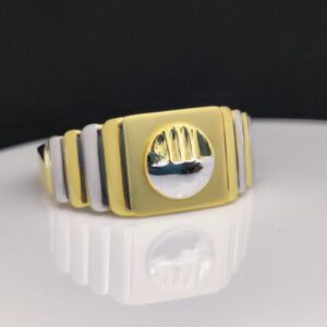 Gold Fancy gents ring
