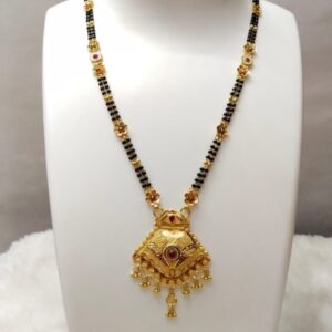 22kt gold light weight design mangalsutra
