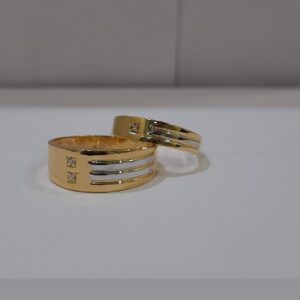 22 carat 916 fancy couple ring