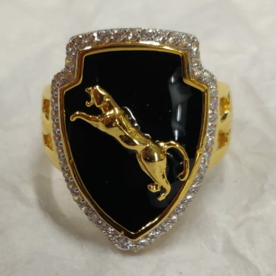 22 carat 916 Jaguar gents ring