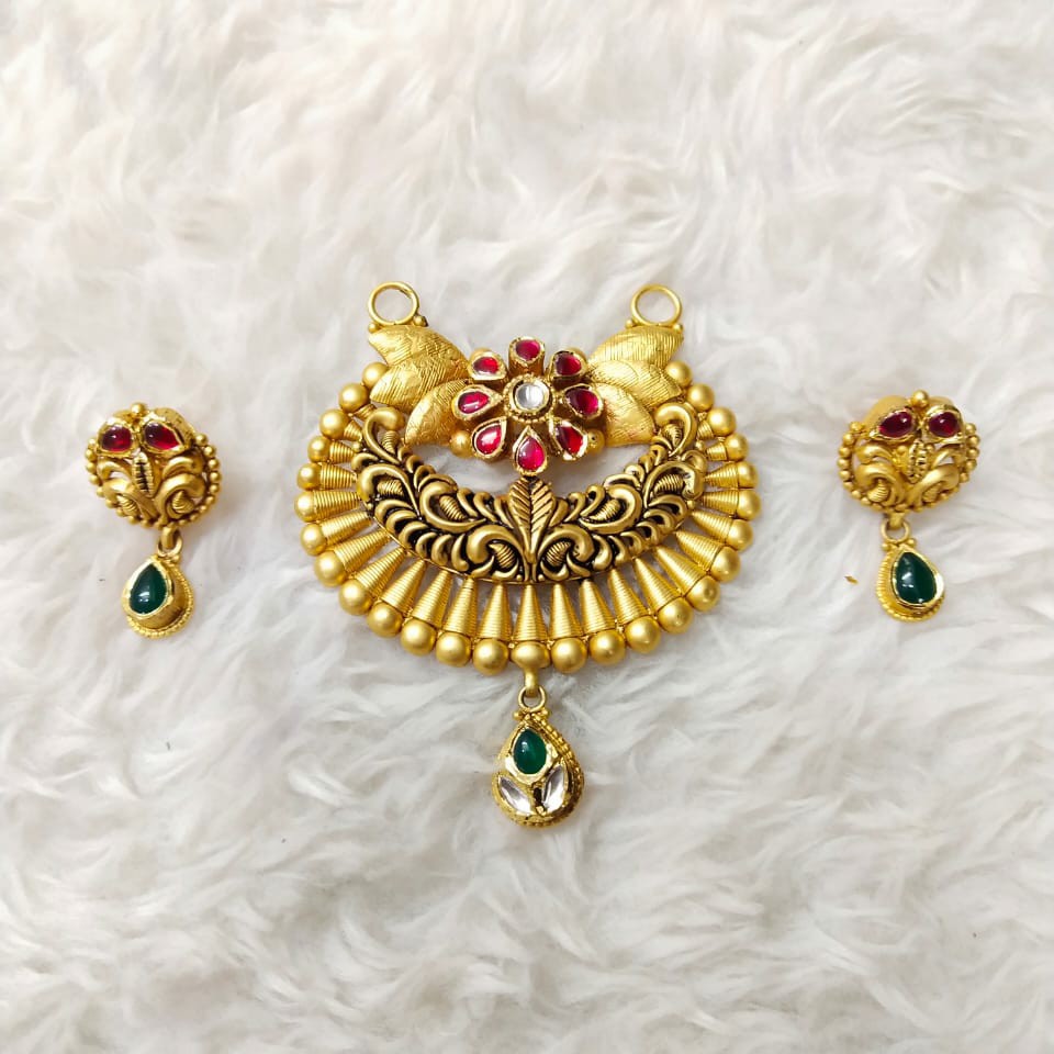 22 carat 916 antique mangalsutra pendal set