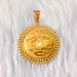 916 22 Carat Surya Pendant