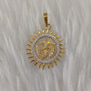22 Carat 916 Diamond Surya Pendant