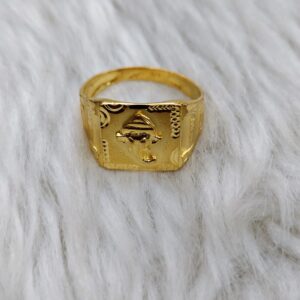 916 22 carat gents ring