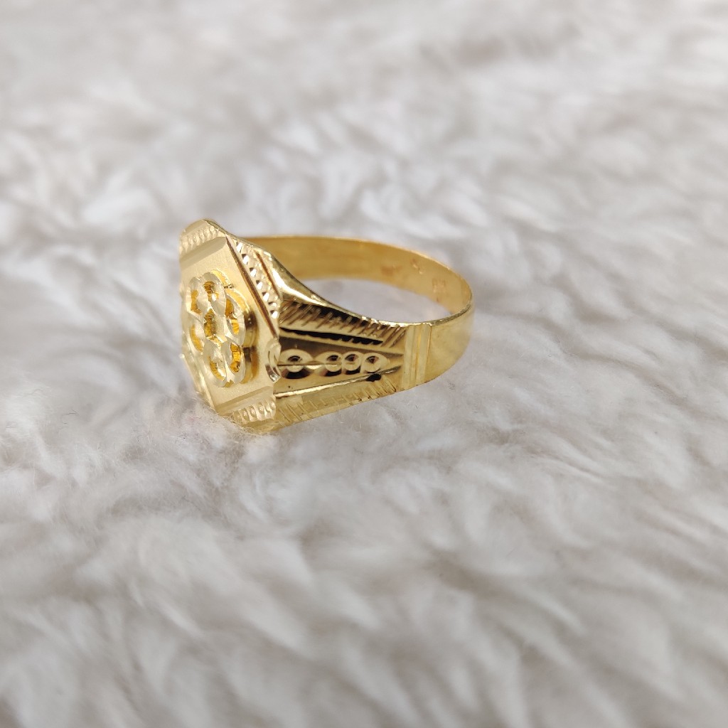 22 carat 916 casting gents ring - Image 2