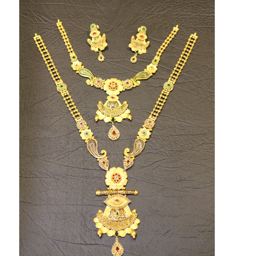 22KT Gold Indian Ladies Antique Designer Bridal set