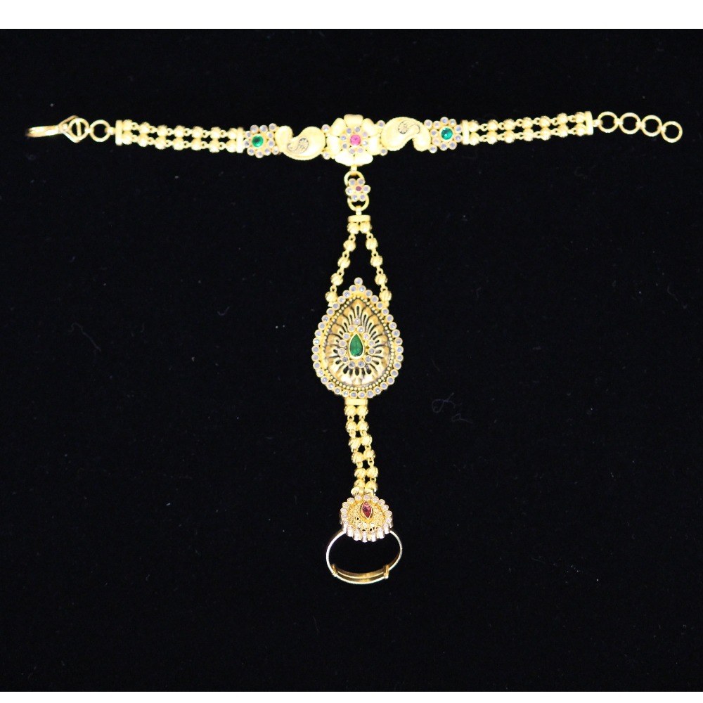22KT Yellow Gold Ladies Designer Panja