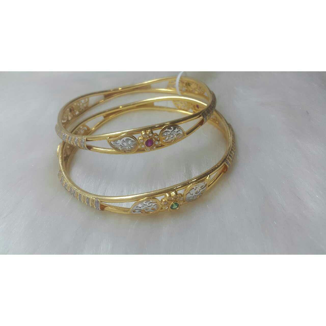 Antique 916 Gold Indian Unique Copper Kadli